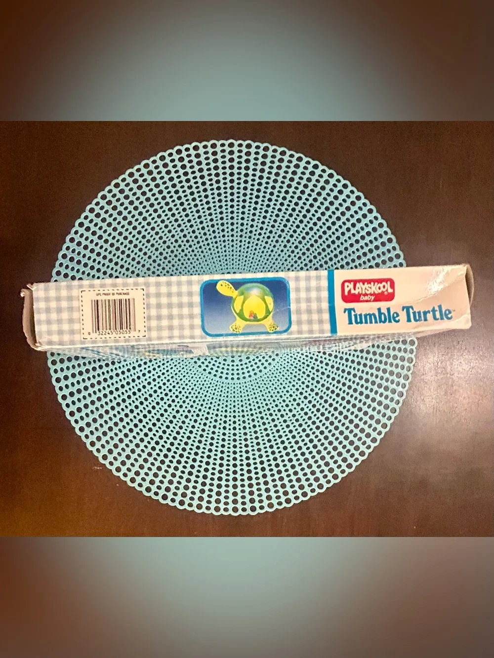 Vintage Playskool Baby Tumble Turtle Inflatable 1986 6mo-4yrs